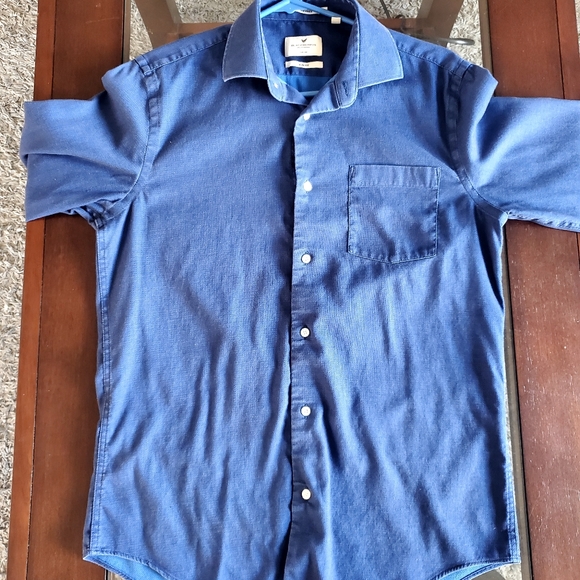 Blackberrys Slim Fit Blue Dress Shirt - Picture 2 of 4